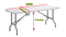 High Quality Folded Half 6FT Fair/Exhibition/Trade-Show Table for Sale