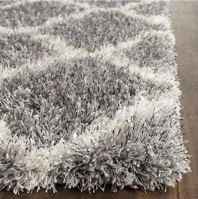 5'×8' Polyester Cozy Rug Anti-slip Shag Carpet