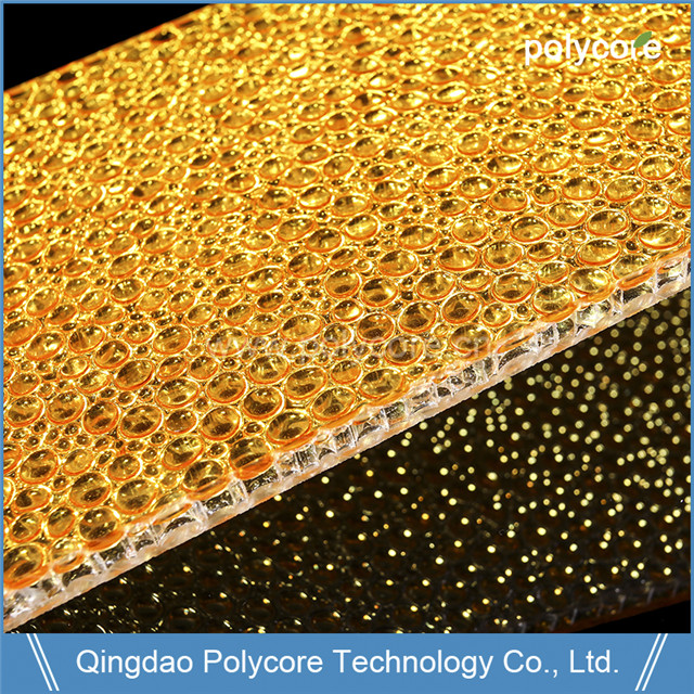 Dripan-PC honeycomb composite panel pinakabagong ilaw timbang hindi tinatablan ng tubig sunog patunay pampalamuti panel