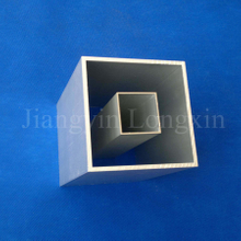 Mat Silver Anodized Aluminium Tube