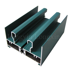 Green Coated Aluminium Frame for Sliding Window