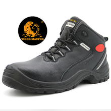 Chile Oil Proof Anti Slip Pig Leather Lining Construction Safety Shoes Steel Toe