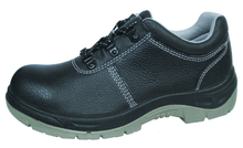 Genuine leather pu sole steel toe cheap safety shoes