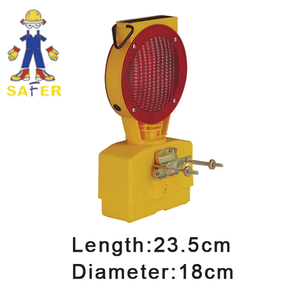 remote controlled warning light and yellow solar flashing warning light