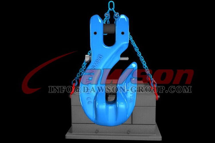 Aplicaci&oacute;n del gancho de agarre de horquilla especial G100 con pasador de seguridad - Proveedor de China, f&aacute;brica