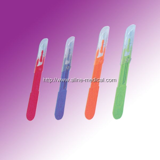 Protected Disposable Safety Scalpel