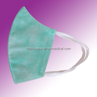 Cone type mask with non-woven elastic loop