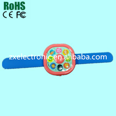 Cheap voice recorder music player kid wrist watch for advertising & decration