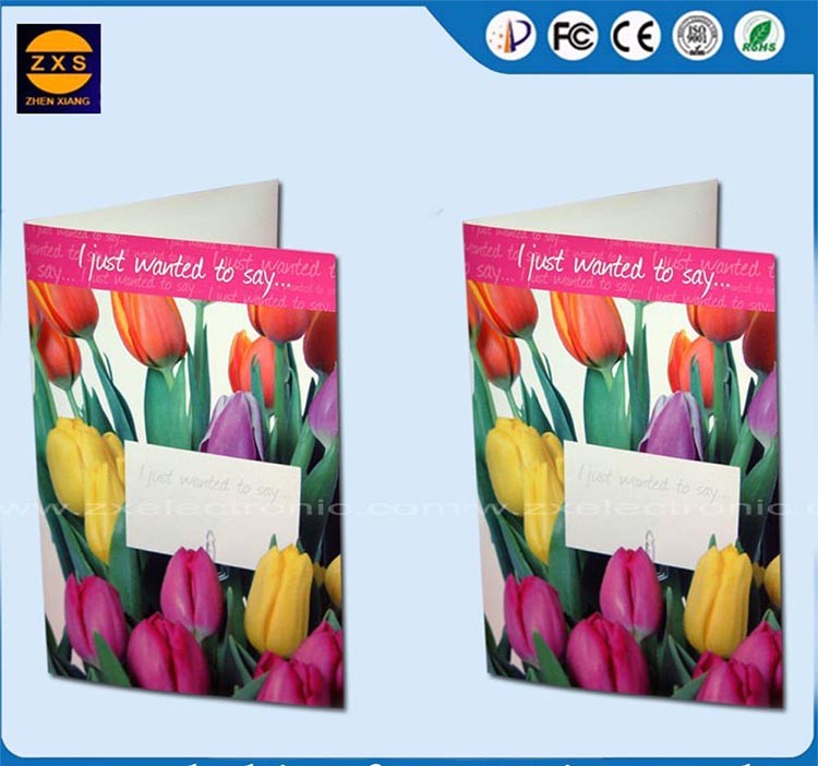 Voice recording greeting card custom design invitation wedding cards