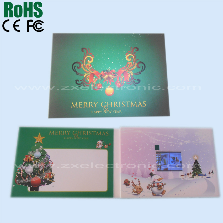 Promotional lcd video brochure card/video brochure