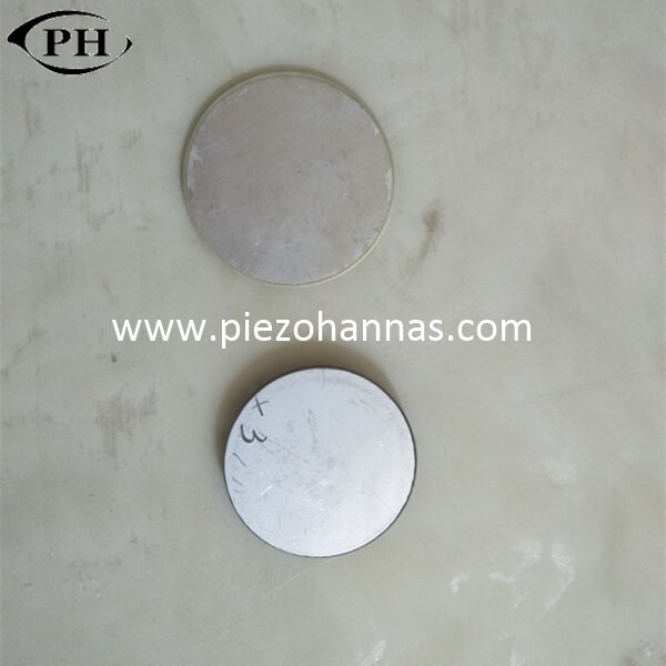 disco de cerámica piezoeléctrico de 3MHz PZT para el sensor material de la tensión