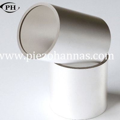 Tubo de cerámica piezoeléctrica de materiales cerámicos piezoeléctricos para transductor de hidrófono