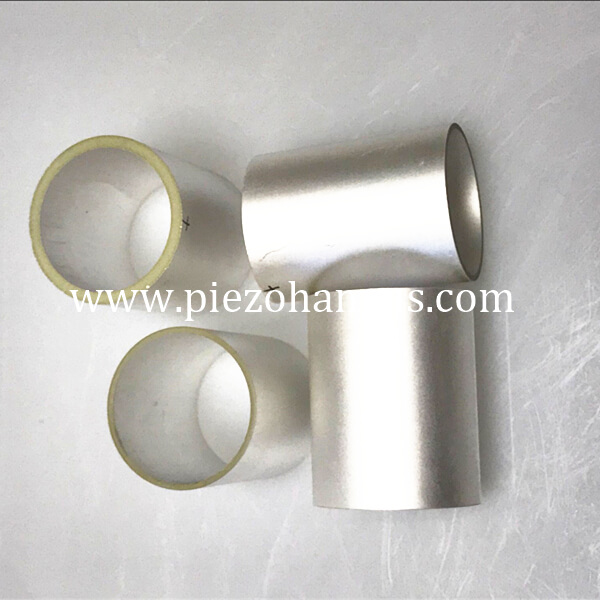 Tubo de cerámica piezoeléctrico de material suave para hidrófono.