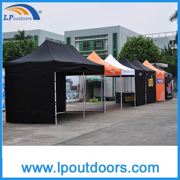 10X10 'al aire libre hexagonal marco de acero plegables tienda Pop-up toldo