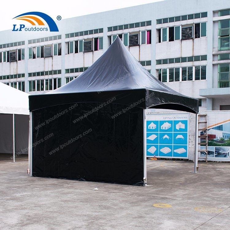 4X4 米高品质铝框黑色天棚贸易展览帐篷