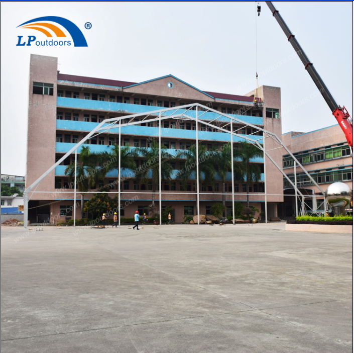 Tienda de marquesina de techo de polígono de 40 m