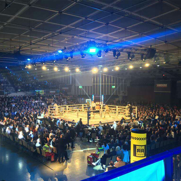 Led Fresnel Spotlight para el combate de boxeo