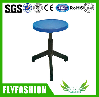 tabouret rond de laboratoire de pieds chimiques en métal (PC-36)