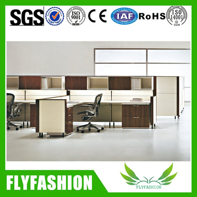Modern fashionable office computer desk with file cabinet PT-62