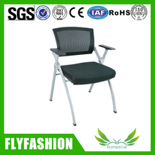 silla plegable posterior de la oficina de los apoyabrazos del último del diseño acoplamiento del negro