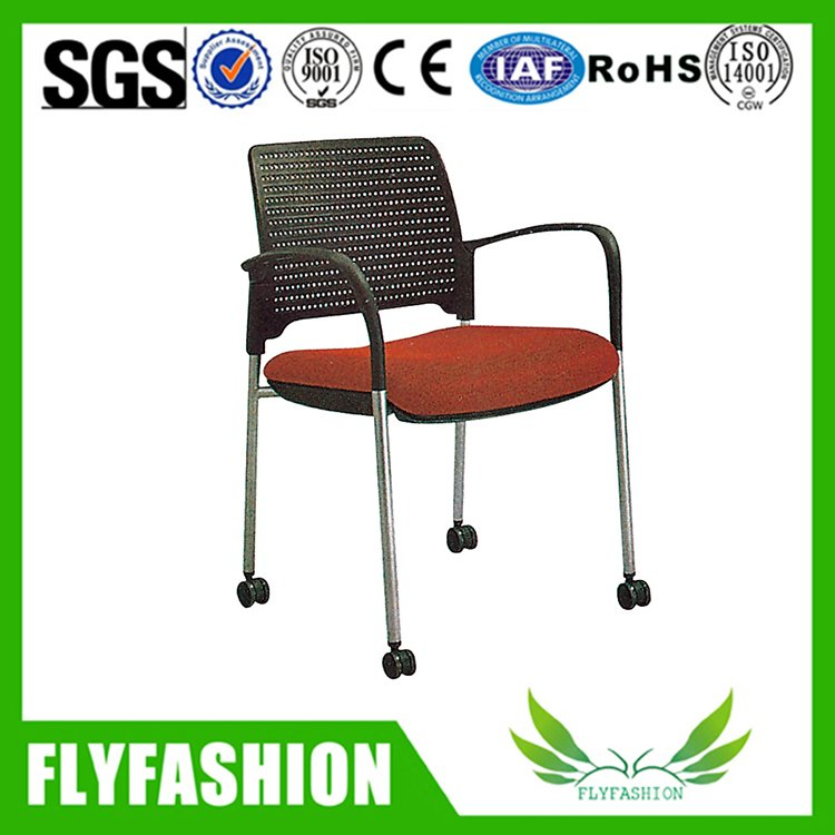 High quaity fabric stackable swivel training chair for office(OC-123)
