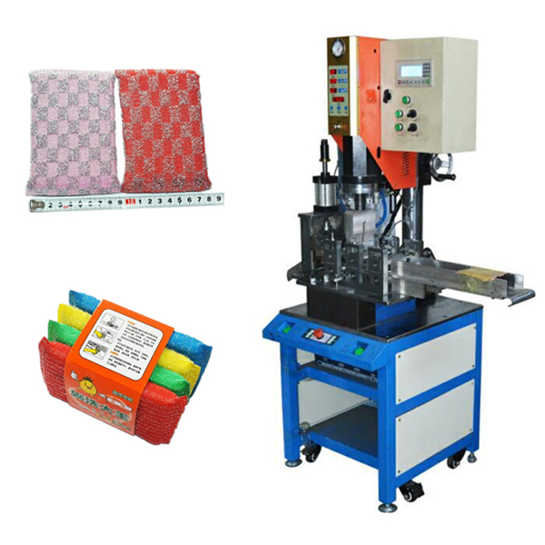 Automatic Ultrasonic Scouring Pad Making Machine