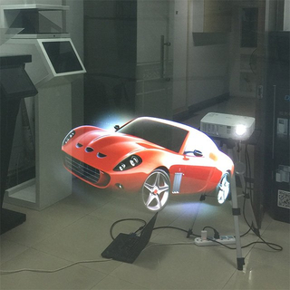 Holographic Transparent Rear Projection Film Self Adhesive
