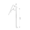 Wire Shelf Tag Holder Yellow Color DS028
