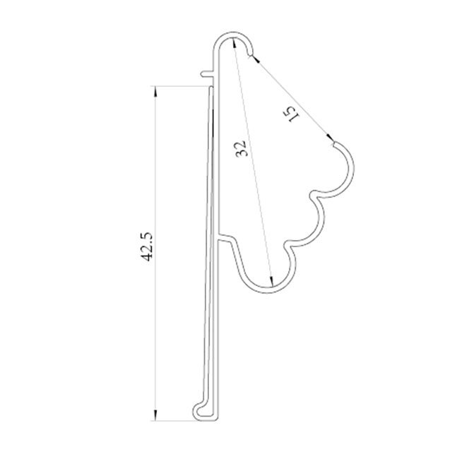 Label Holders for Freezer Cooler Shelves DS026