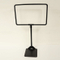 Metal Retail Sign Frame W/10" Fixed Stem 11X7" Black