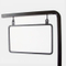 Hanging Metal Sign Frame with Two Rings 11X7 Black