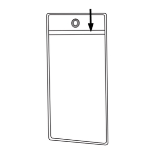 4"X6.5" One Pocket Soft Vinyl Sign Pouch Sign Holder VPSH46.5