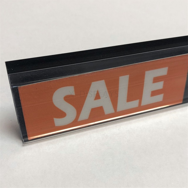 Clip on Economy Label Holder for shelf channel DS001