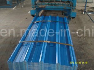 Color de la alta calidad esmaltado cubriendo el material para techos acanalado del metal de la hoja con precio de f&aacute;brica