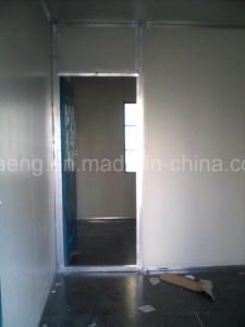 La casa portable de los paneles de pared de emparedado del bajo costo EPS/prefabric&oacute; la oficina