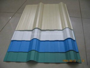 hoja de acero del Galvalume revestido del PE de 0.14-0.3m m PPGI para el material para techos del metal del color de &Aacute;frica