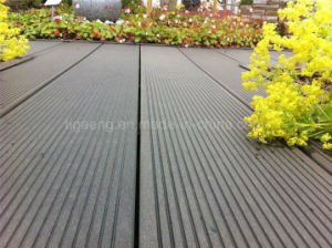 Decking de madera impermeable del pl&aacute;stico del PE de la decoraci&oacute;n al aire libre del surtidor WPC de China