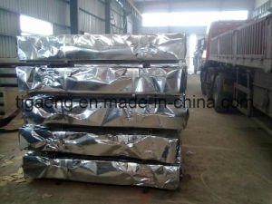 Azulejo de acero galvanizado acanalado/trapezoidal de la buena calidad de material para techos
