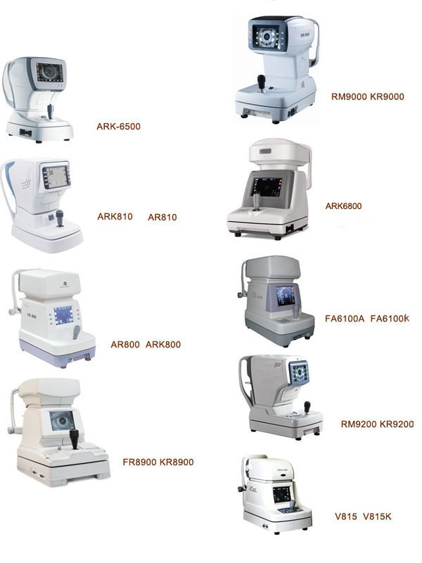Matériel ophtalmique, réfractomètre et kératomètre automatiques (KR8900)