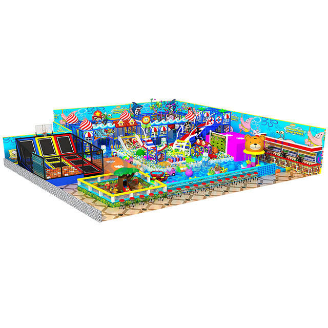 Pirate Ship Themed Amusement Park Children Indoor Soft Playground