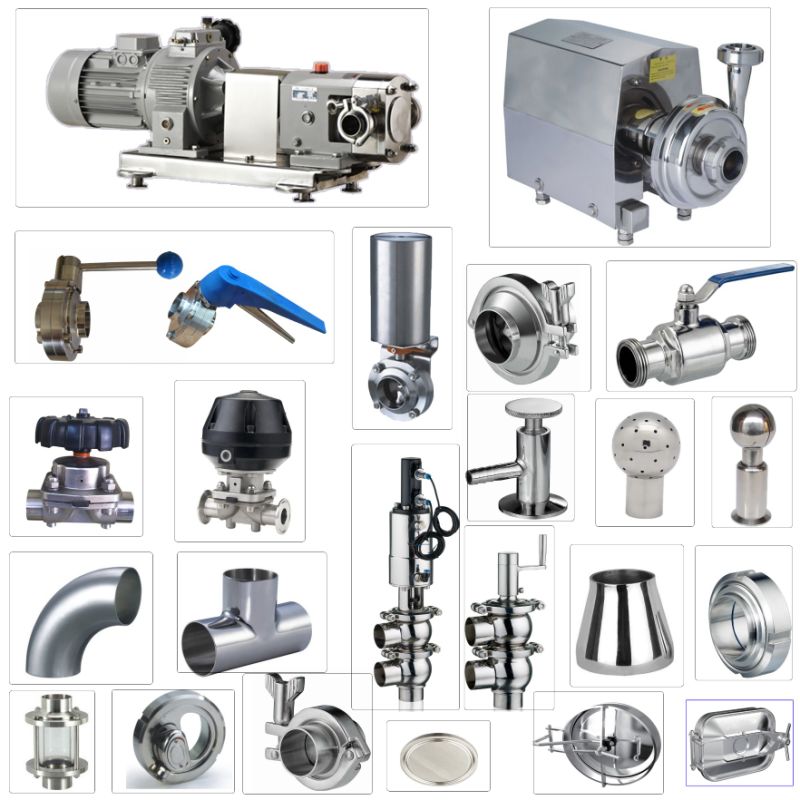 Санитарные клапаны для отбора проб пива Triclamp из нержавеющей стали Ss304 Ss316L