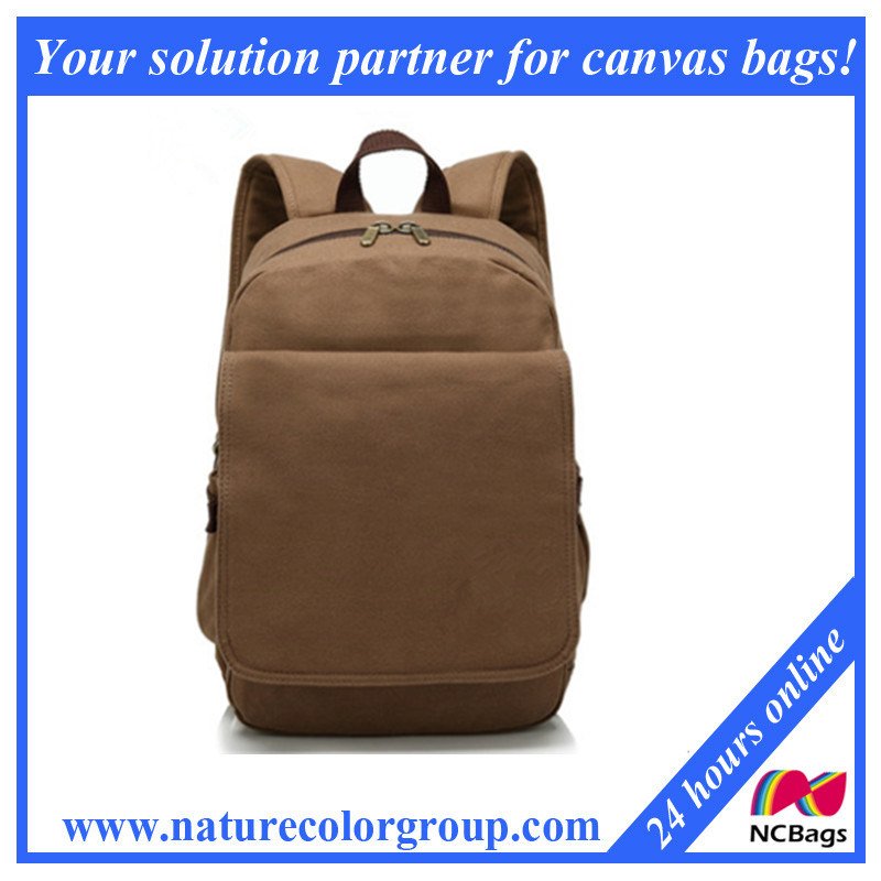 Large Canvas Backpack Bags for College and Travel