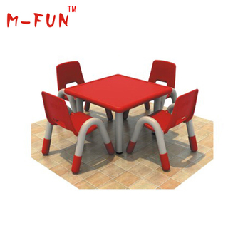 Plastic table and chair for kids