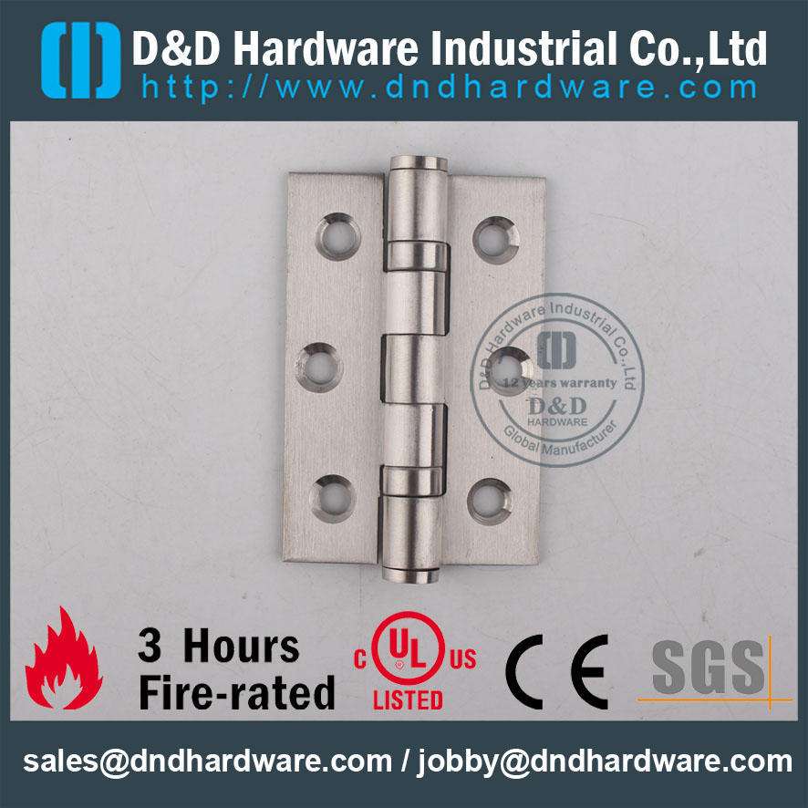 D & D porta hardware-porta ferro de aço inoxidável dobradiça DDSS45-B