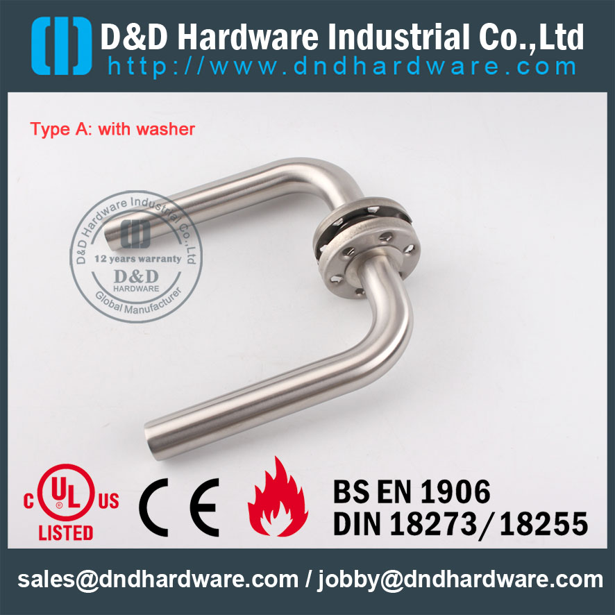 D & D Hardware-Door Hardware Tube Lever menangani DDTH002