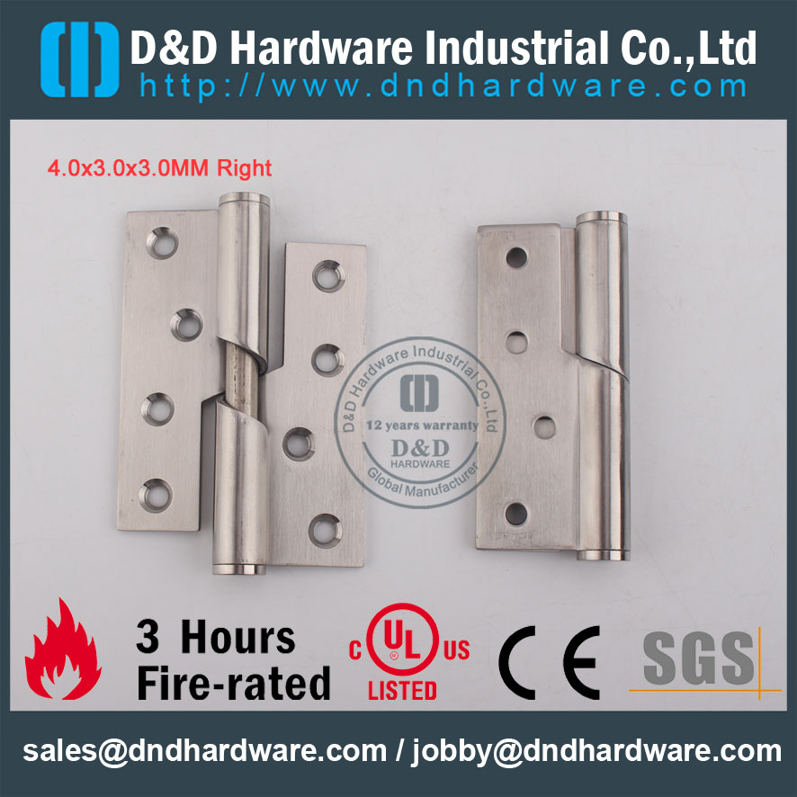 D & D Hardware-Madeira Porta SS304 Rising Dobradiça