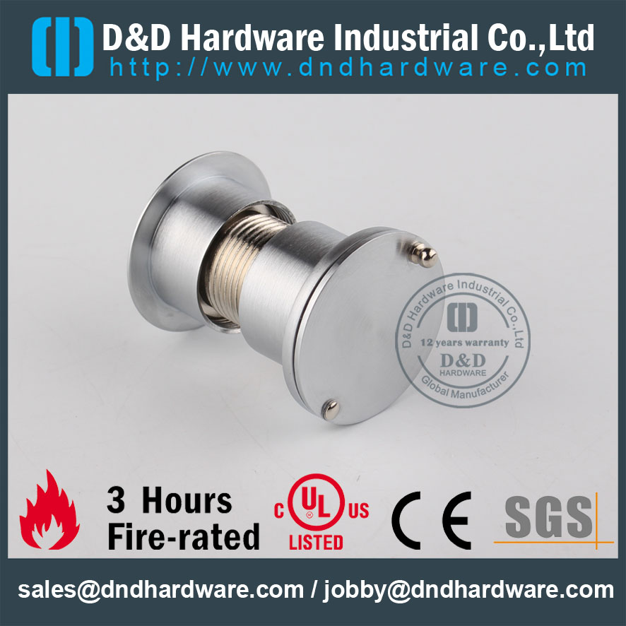 D&D Hardware-Construção de hardware Visualizador de portas de latão com capa DDDV003