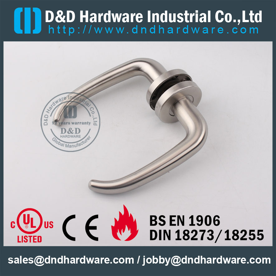D & D Hardware-BS EN1906 มือจับประตูทึบเหล็กสแตนเลส DDSH004