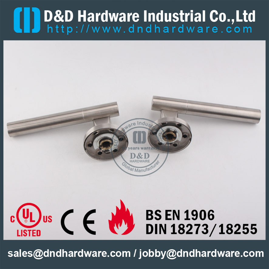 D & D Hardware-Door Hardware SS304 tuas padat menangani DDSH018