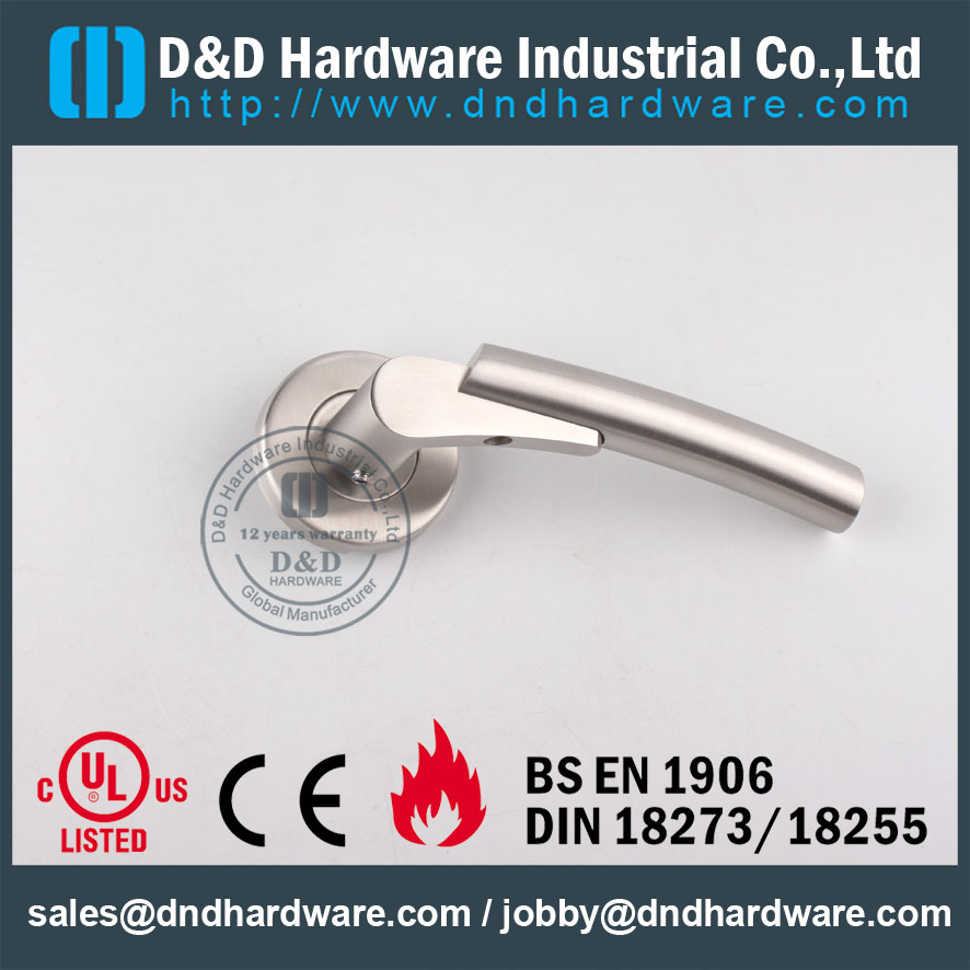 Hardware D & D Hardware-Arquitectónico maçaneta da porta sólida DDSH017